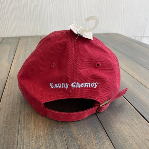 Vintage 2009 Kenny Chesney Sun City Carnival Strapback Red Cap Hat NWT (H6) - Picture 6 of 9